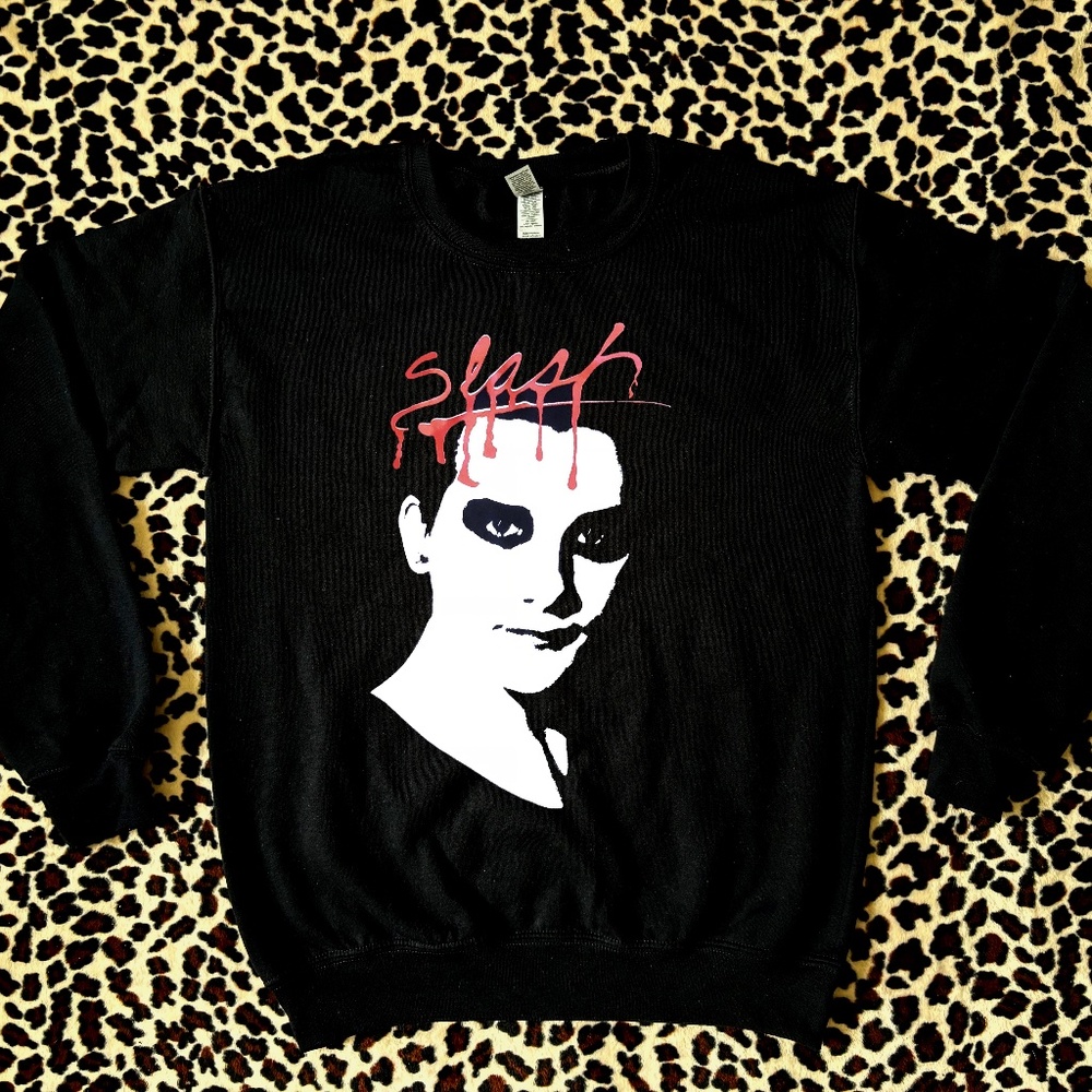 Slash Magazine Dave Vanian Cover Crewneck Sweater